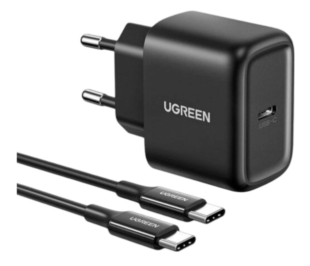 UGREEN Ładowarka sieciowa USB-C 25W PD + kabel USB-C 2m 50581 6957303804108 - 1293373 - zdjęcie